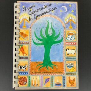 Temple Emanu El Dallas TX Cookbook From Generation to Generation 1993 Jewish